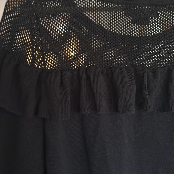 Black ruffle sweater - Picture 3 of 5